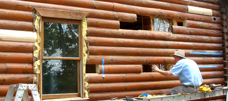 Log Home Repair Gate City, Virginia